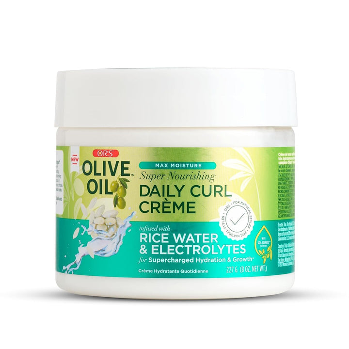ORS front packaging showing product name and benefits for hydrating curls
