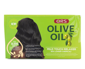 ORS Olive Oil application on hair showcasing even coverage and control