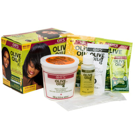 ORS product being applied to hair demonstrating controlled, even application