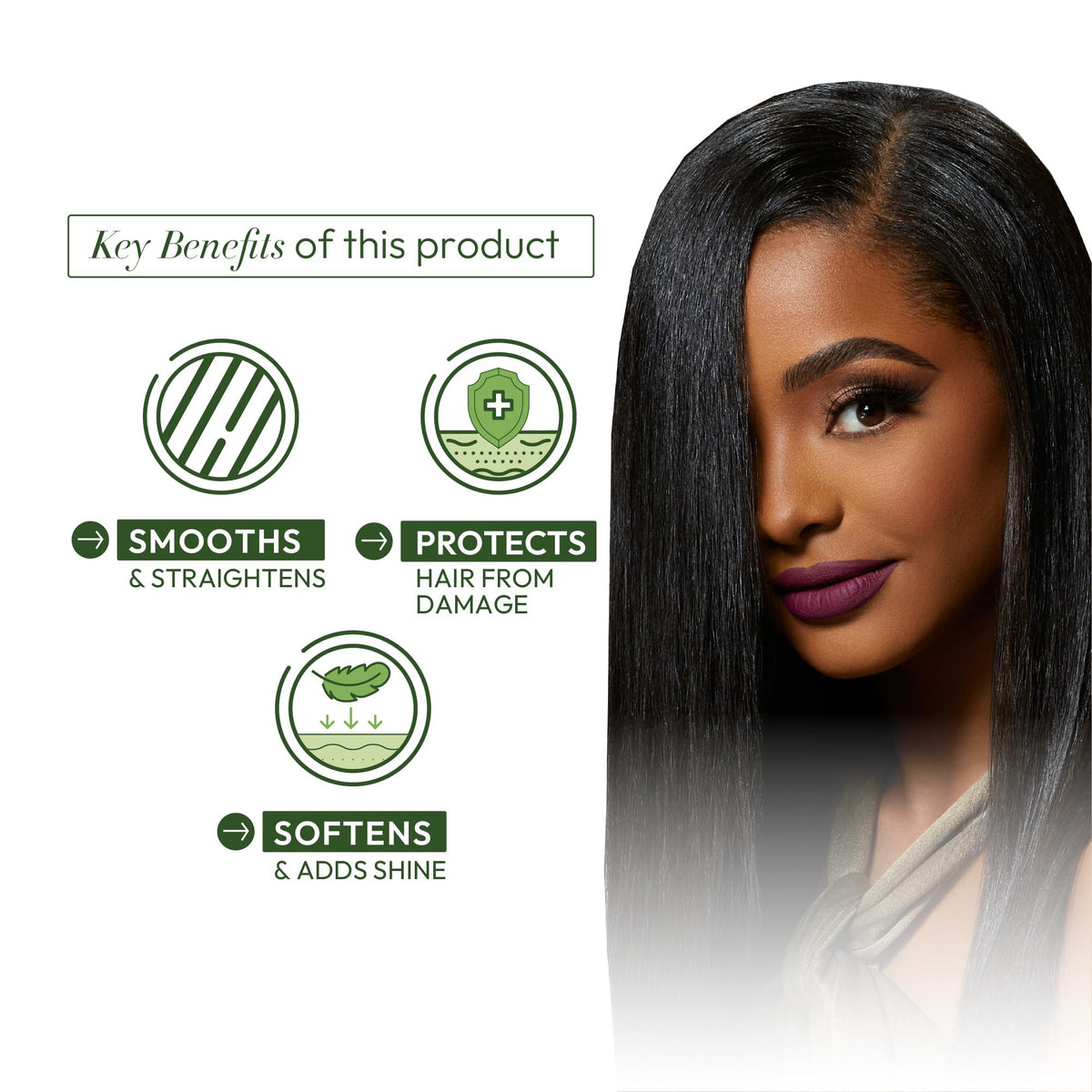 ORS relaxer cream texture close-up highlighting smooth conditioning slip