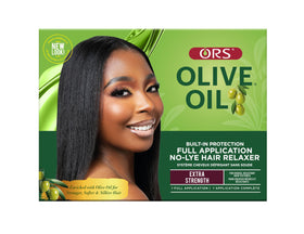 ORS front packaging showing product and benefits for salon-quality results
