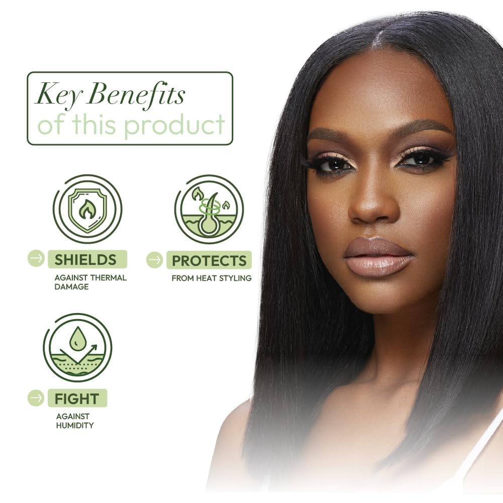 ORS product in use during blowout demonstrating frizz control benefit