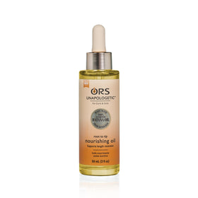 ORS root to tip front packaging showing bottle and label for easy recognition and value