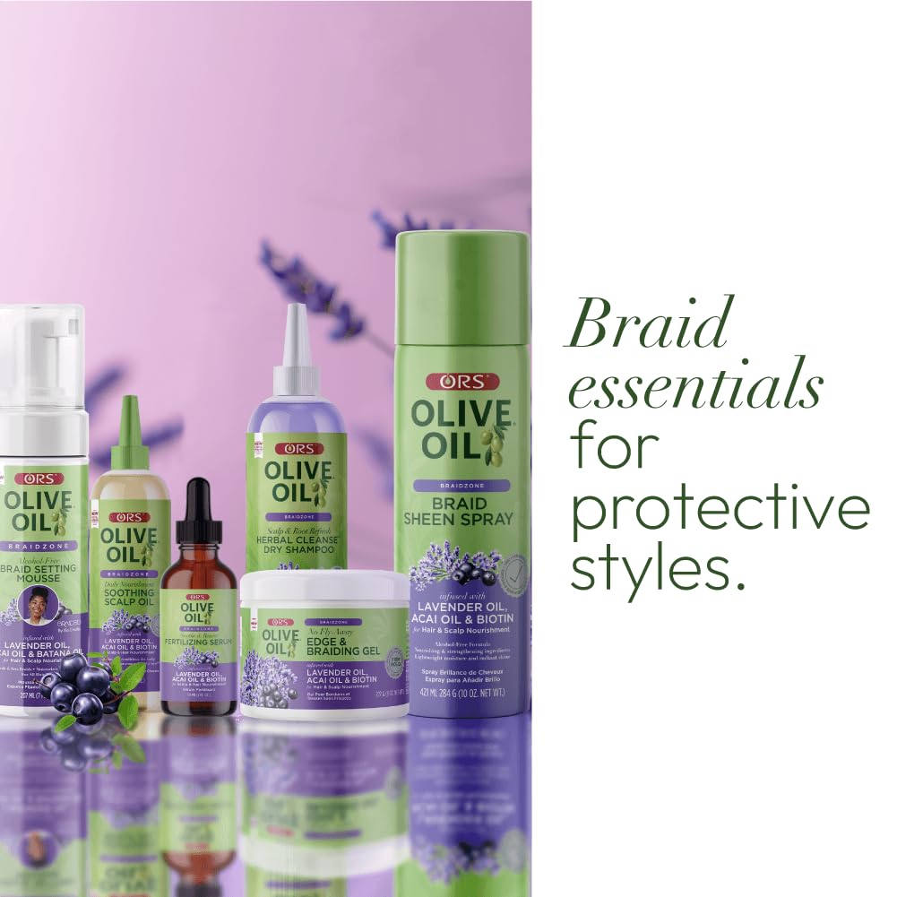 ORS scalp application showing soothing effect on dry scalp and comfort