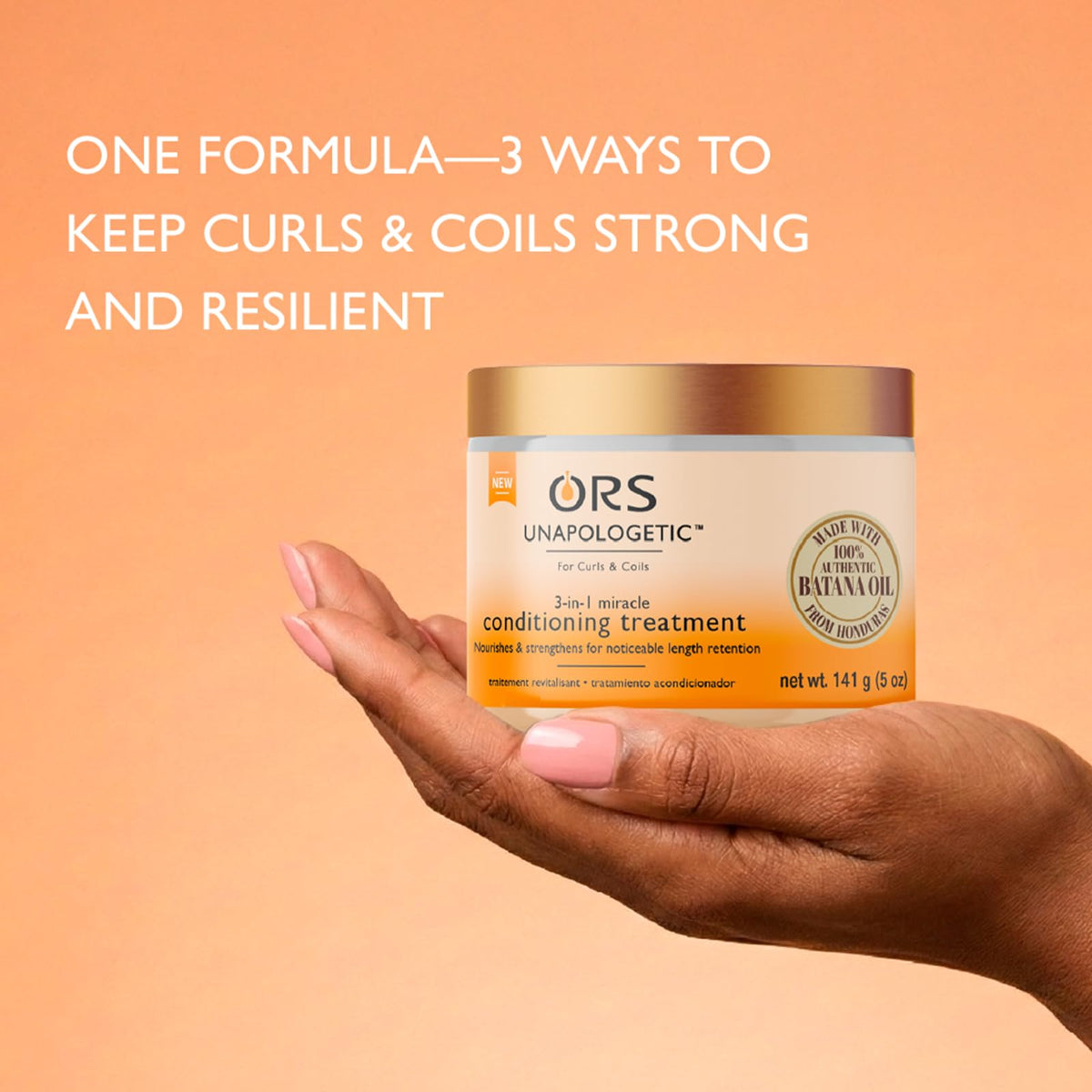 ORS Batana oil ingredient shot emphasizing natural nourishment benefit
