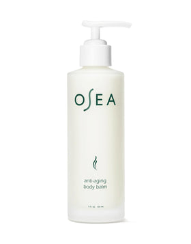 OSEA front packaging of body balm showing clean design and size benefit