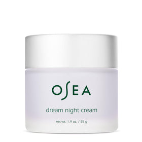 OSEA jar front view showing label and hydrating night cream benefit