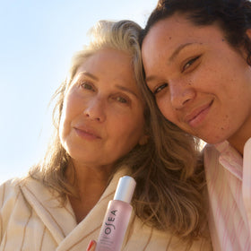 OSEA pump dispensing serum for precise nighttime application benefit