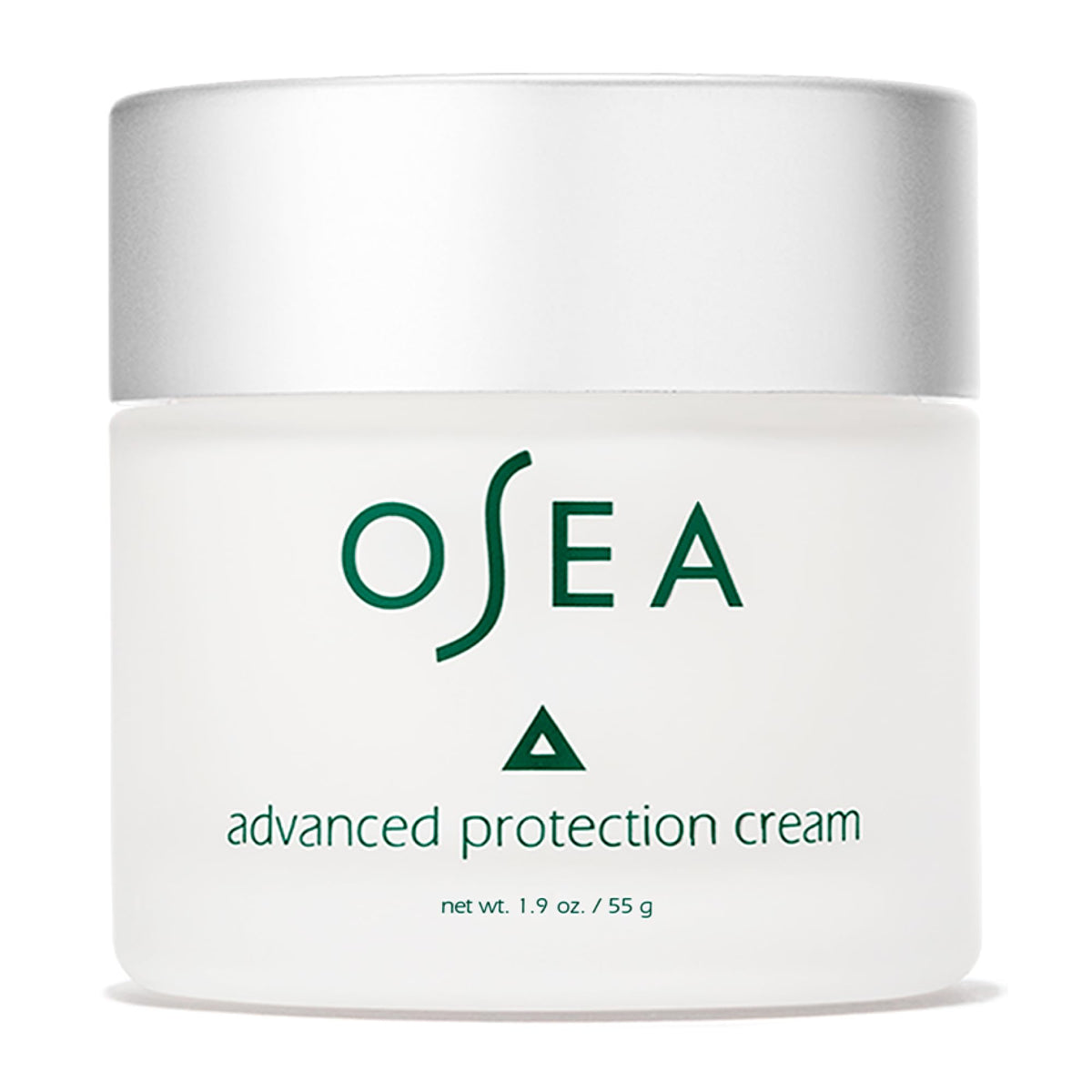 OSEA front packaging of face cream showing brand and jar benefit