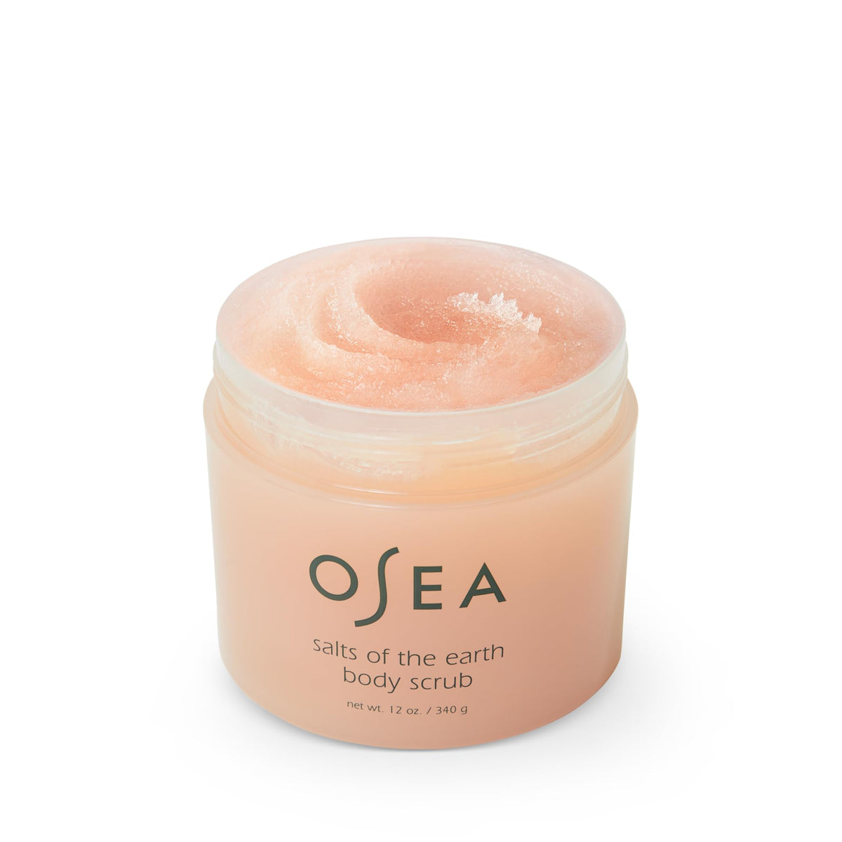 OSEA jar label with ingredients list highlighting clean, vegan formulation benefits