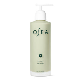 OSEA Ocean Cleanser front packaging showing label and 5 oz size, clear product benefit