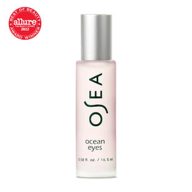 OSEA product label close-up showing active ingredients and claims