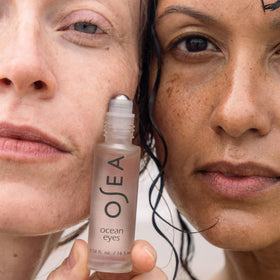 OSEA product next to common items showing true size and scale