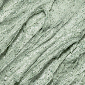 OSEA Seaglow scrub applied to hand demonstrating polish and easy rinse-off