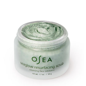 OSEA Seaglow whipped marshmallow texture close-up illustrating gentle application