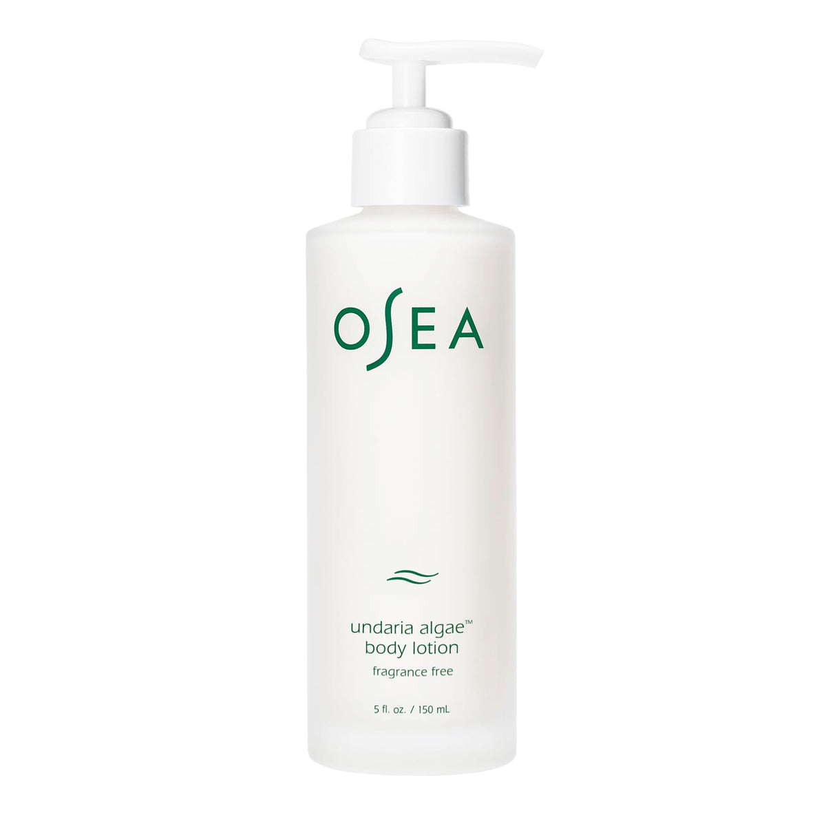 OSEA front packaging of lotion showing clean design and size benefit