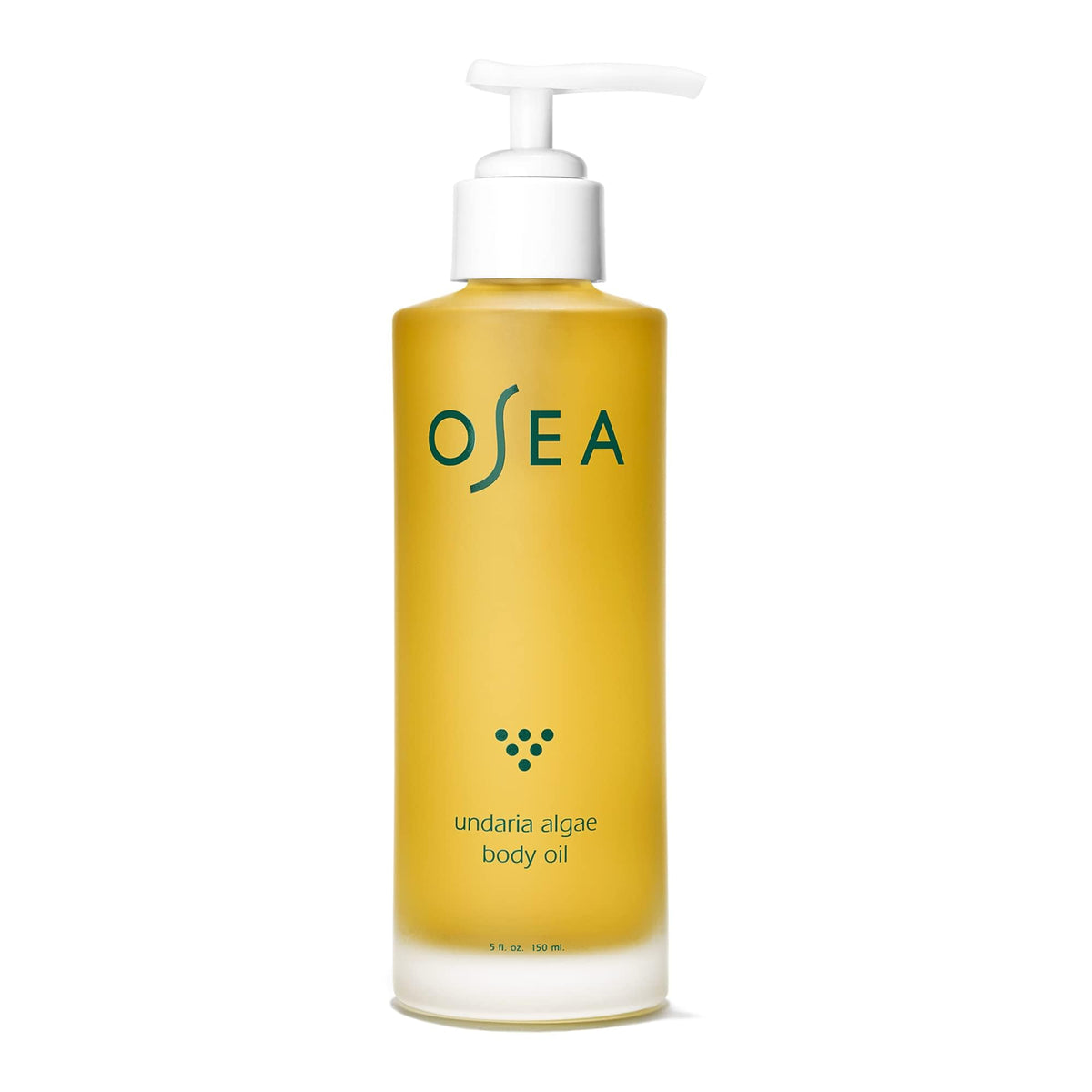 OSEA front bottle shot showing clean packaging and firming oil benefit
