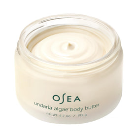 OSEA whipped cream texture swipe illustrating fast absorption and softness