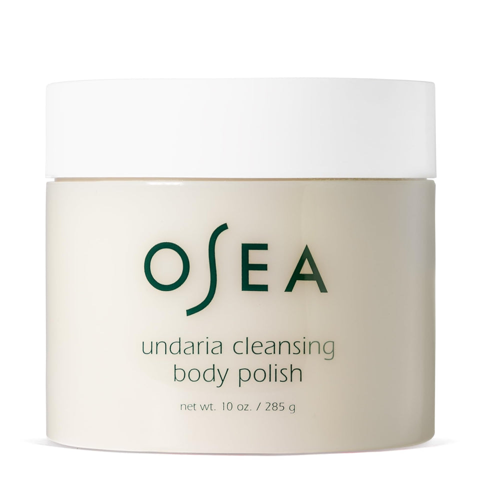 OSEA jar front view showing label and clean packaging, conveys product clarity