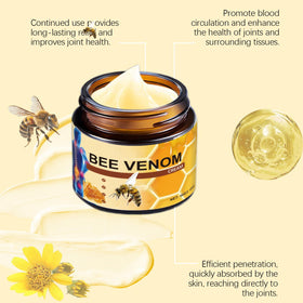 OSFRIAGE ingredient label showing bee venom, glucosamine, MSM clarity