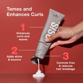 OSiS+ creamy texture close-up demonstrating nourishing slip and control