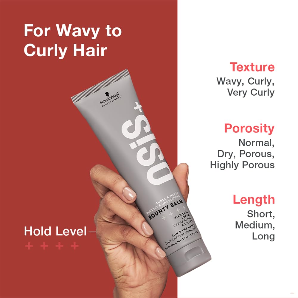 OSiS+ used with a diffuser showing enhanced volume and shaped curls