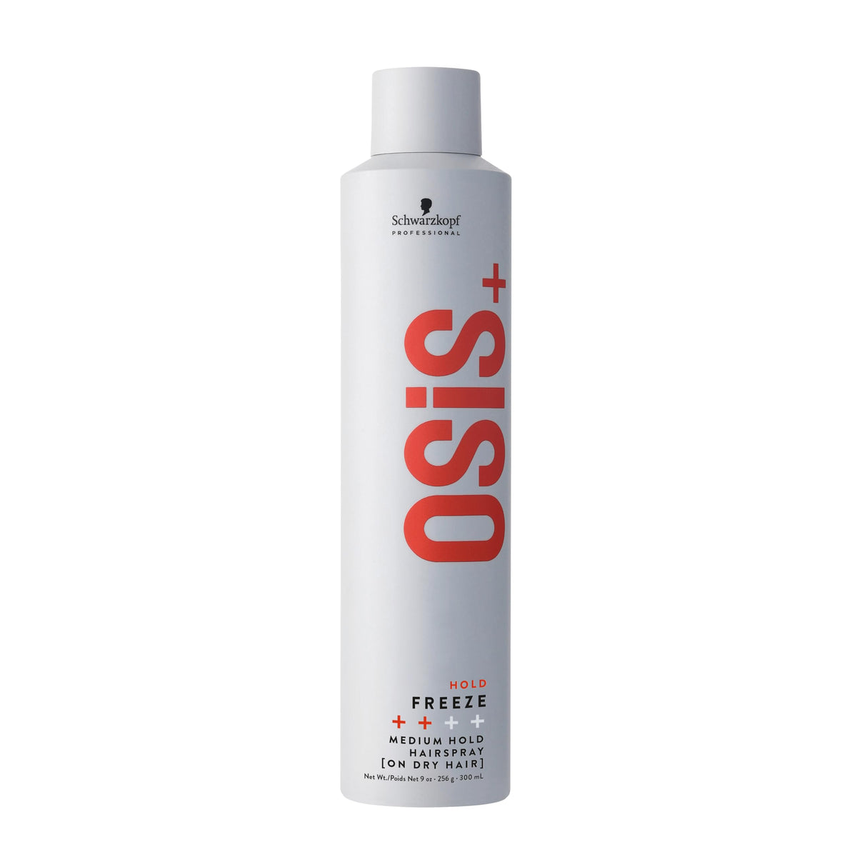 OSiS+ front can 9oz showing product branding and benefit for lasting styling