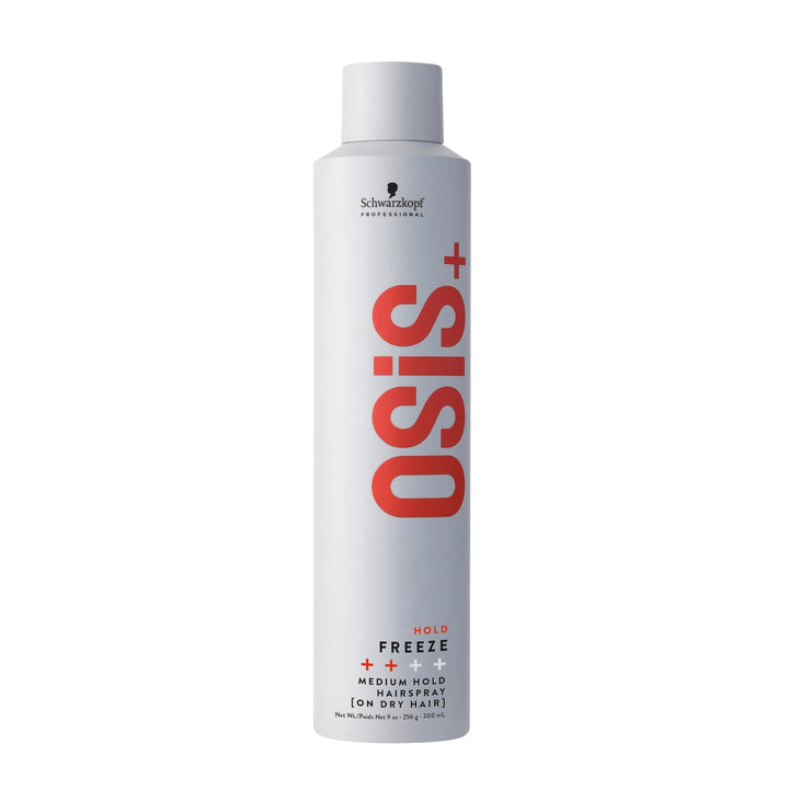 OSiS+ front can 9oz showing product branding and benefit for lasting styling