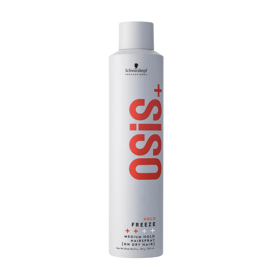 OSiS+ front can 9oz showing product branding and benefit for lasting styling