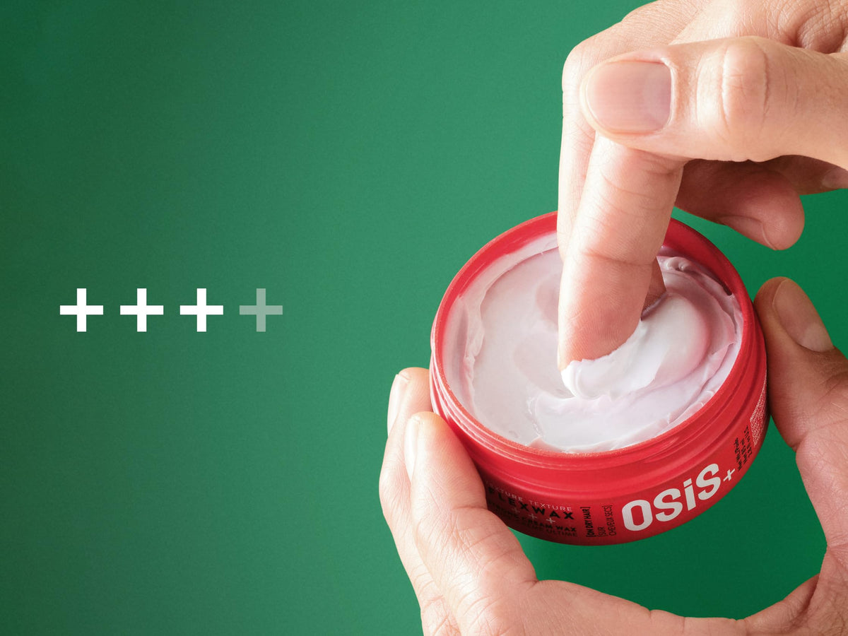 OSiS+ flexwax open jar creamy texture for easy warming