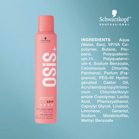 OSiS+ foam texture close-up highlighting lightweight volumizing foam