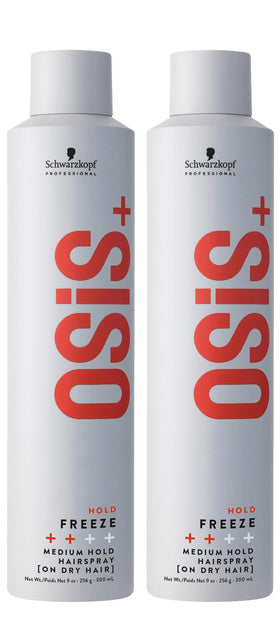 OSiS+ Freeze front packaging showing product for lasting hold