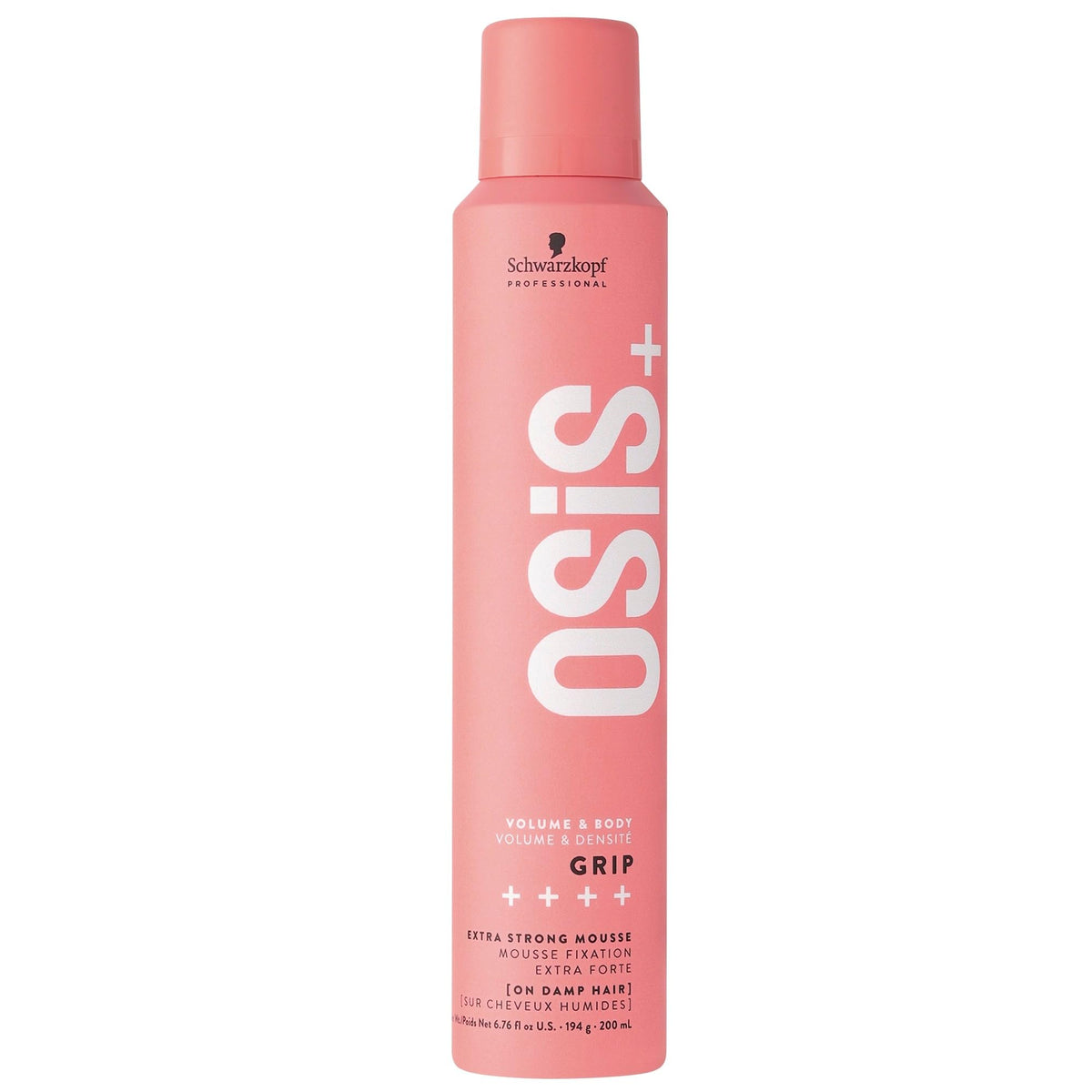 OSiS+ front packaging showing strong hold and volume benefits