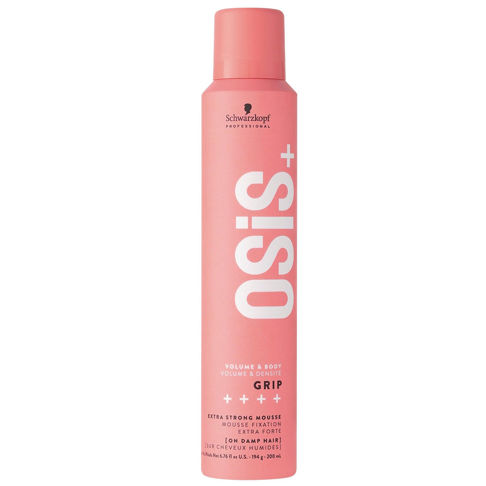 OSiS+ front packaging showing strong hold and volume benefits