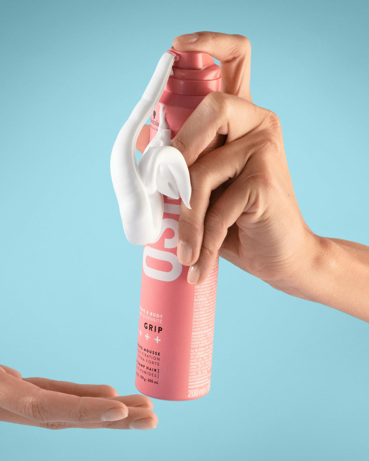 OSiS+ in salon setting used by stylist to create elevated styles