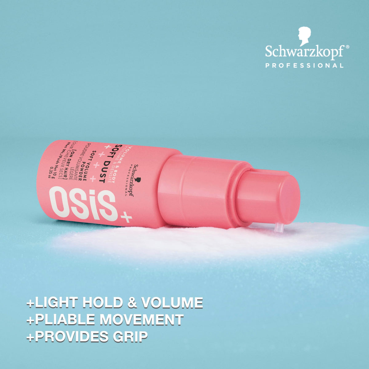 OSiS+ nozzle close-up revealing spray texture for precise application