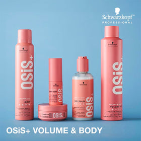 OSiS+ being used to tousle hair showing instant lift and natural movement