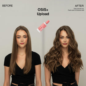 OSiS+ upload label highlighting heat protection up to 450°F