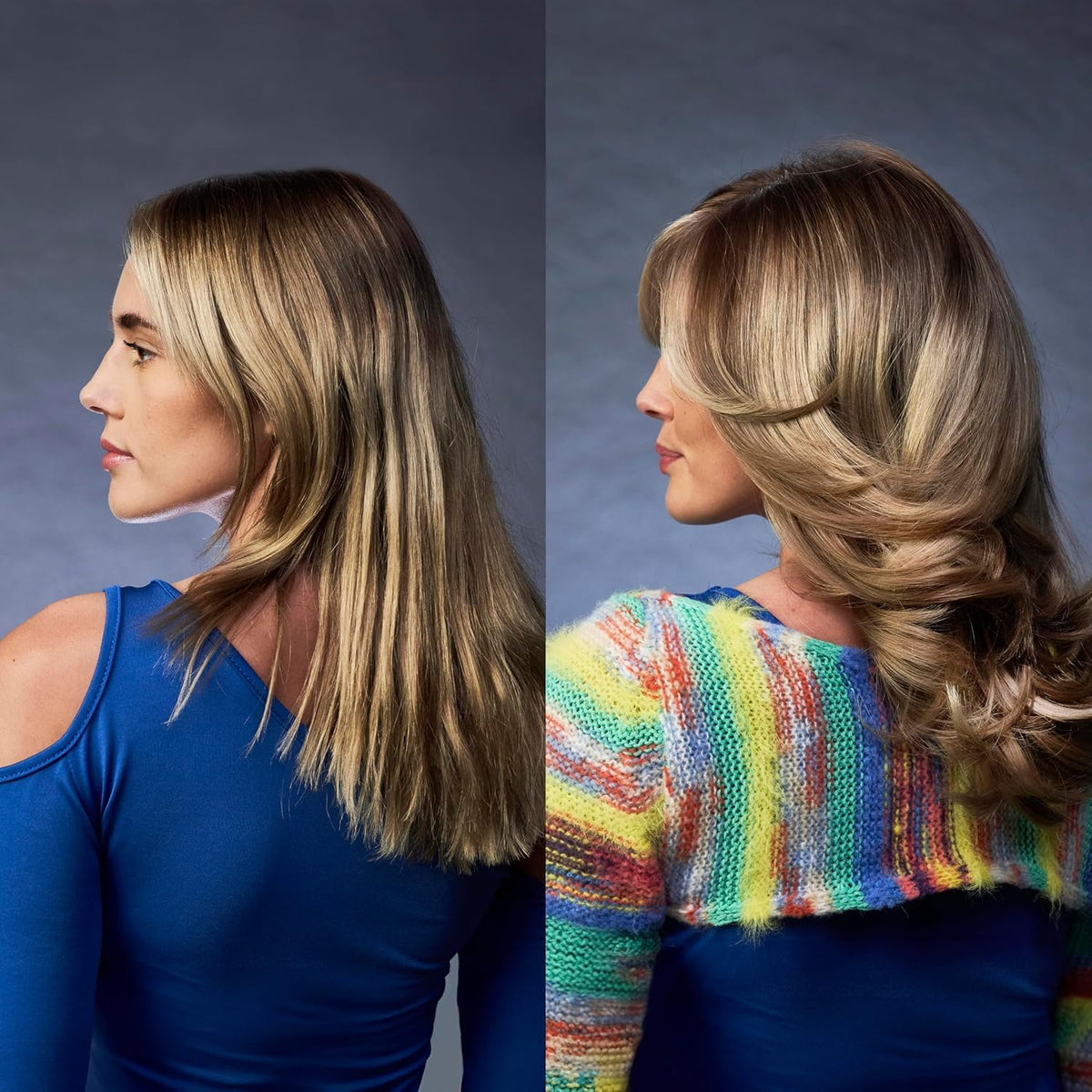 OSiS+ upload finished hairstyle showing natural fuller hair look
