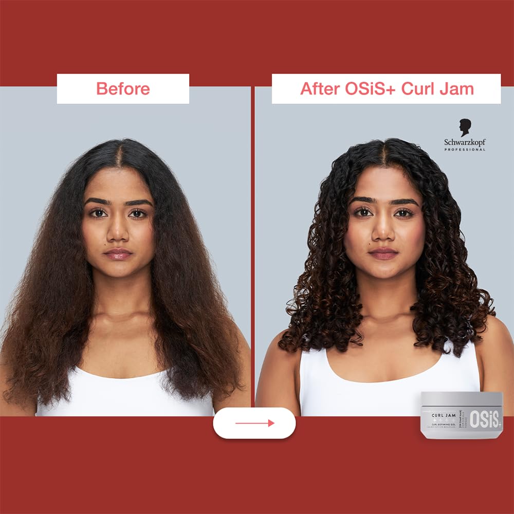 OSiS+ Curl Jam held in hand for size comparison and travel-friendly convenience