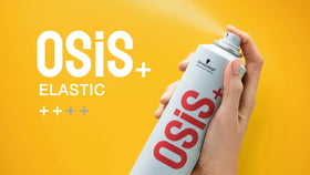 OSiS+ ingredient panel close-up highlighting heat protection information