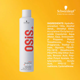 OSiS+ used at roots to build volume, showing lift and natural movement