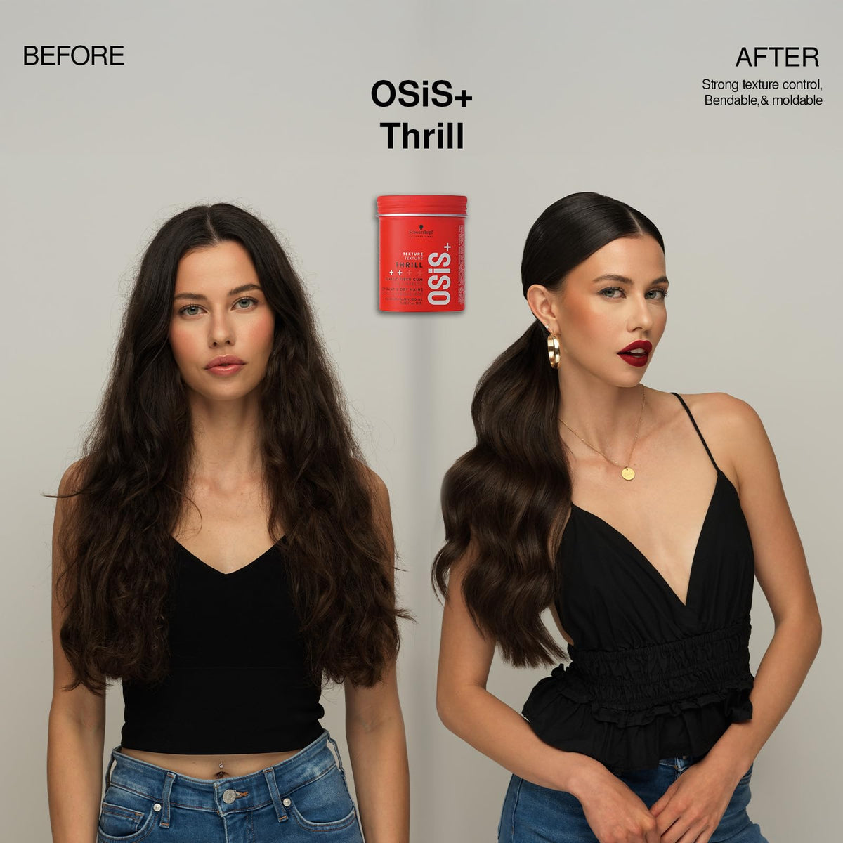 OSiS+ Thrill next to a hand for size comparison and travel-friendly convenience