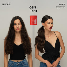 OSiS+ Thrill next to a hand for size comparison and travel-friendly convenience