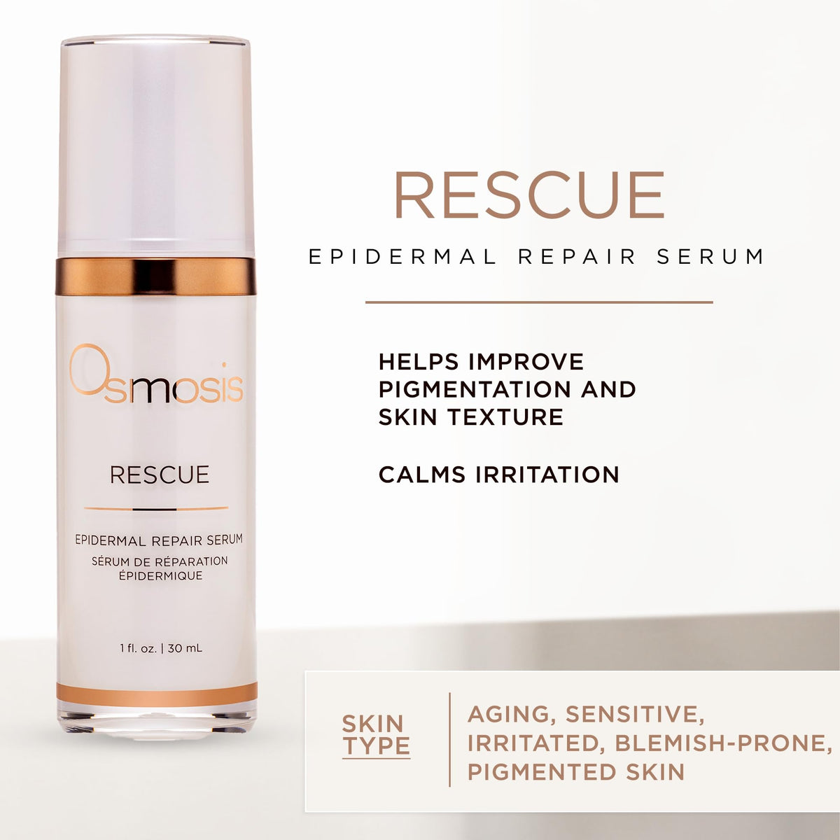 OSMOSIS closeup of serum texture showing lightweight consistency