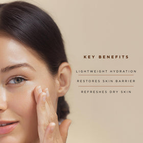 OSMOSIS moisturizer applied on hand showing quick absorption benefit