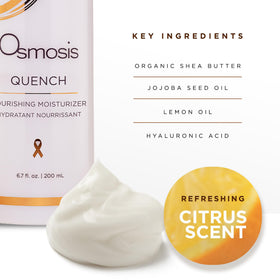 OSMOSIS open jar with product showcasing creamy consistency and nourishment