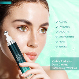OSNOIA close-up of 360-degree cooling roller head to soothe and massage