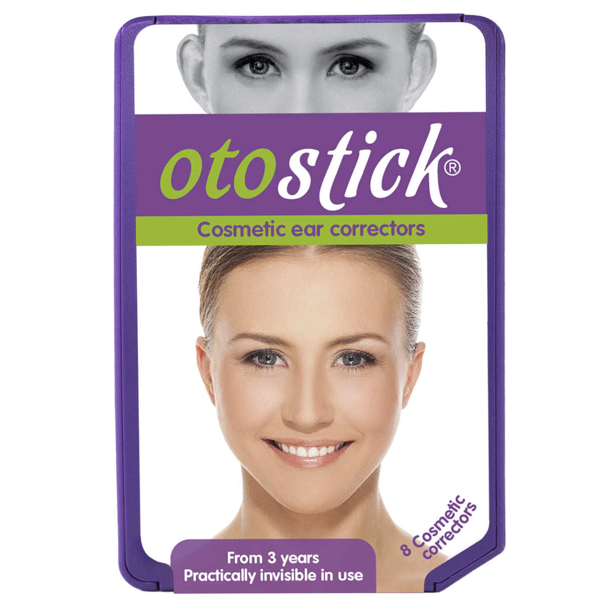 Otostick front packaging showing kit contents and brand benefit