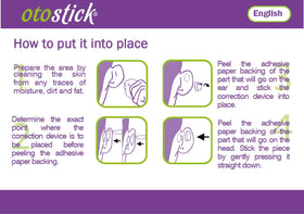 Cleaning behind the ear before application showing proper prep benefit